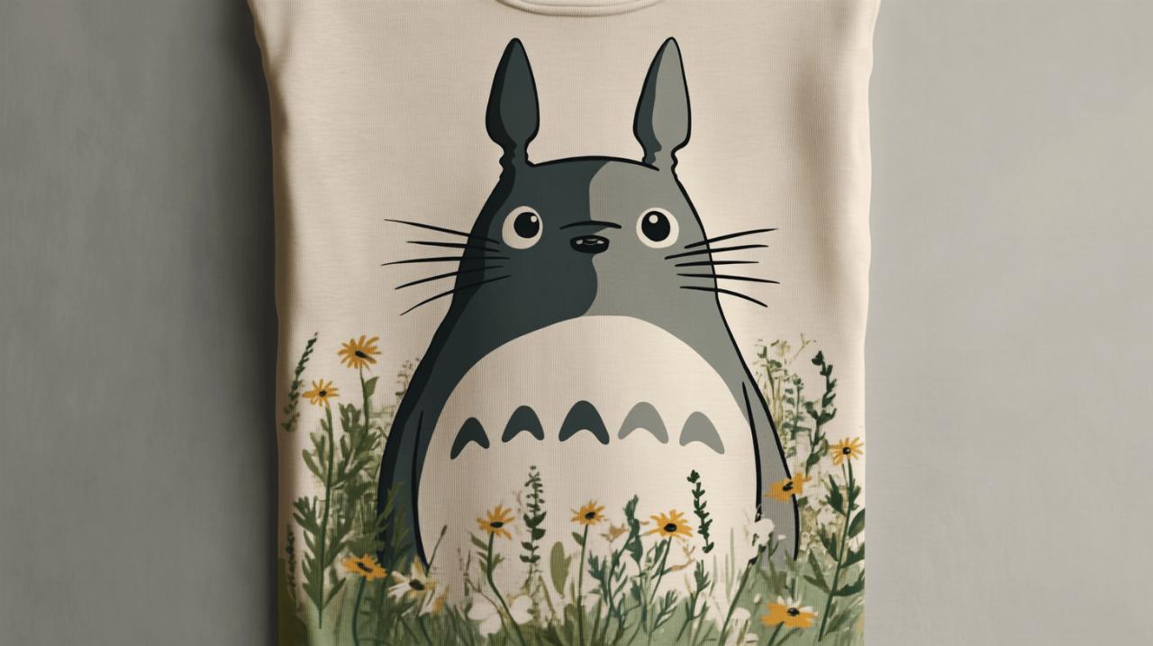 Le T-Shirt Totoro Classique : Un Intemporel de la Mode Kawaii